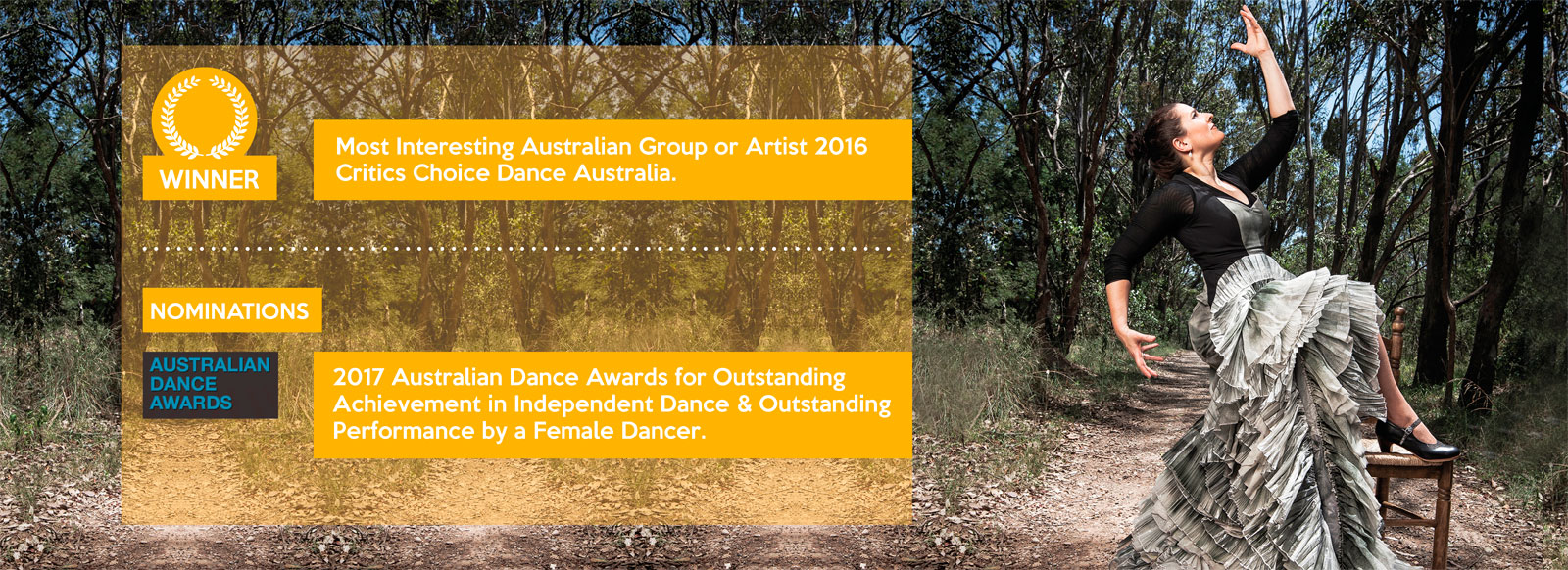 2 nominaciones para los Premios de Danza de Australia