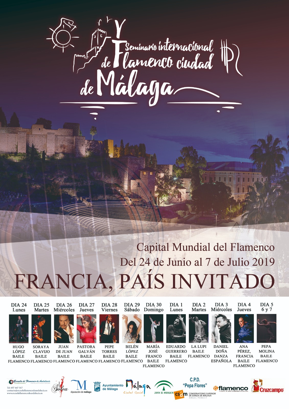 Clase Magistral Seminario Internacional de Flamenco Malaga