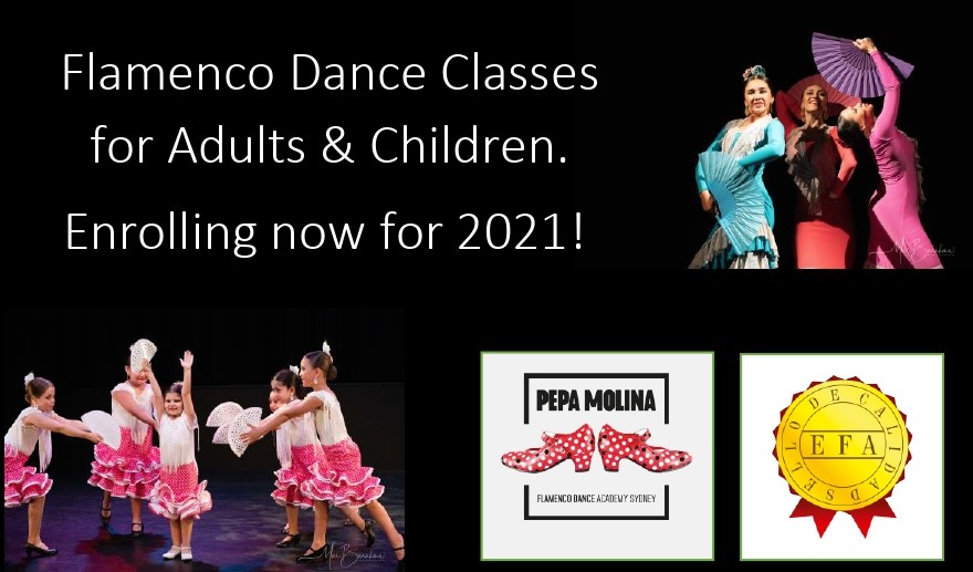 Flamenco dance classes Sydney 2021